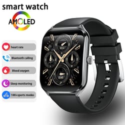 new ultra thin smart watch men display hd call reminder always show time smartwatch
