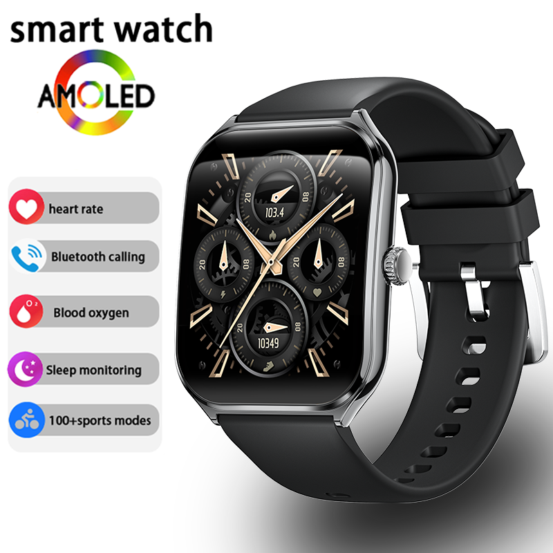 New Ultra Thin Smart Watch Men Display HD Call Reminder Always Show Time Smartwatch 0