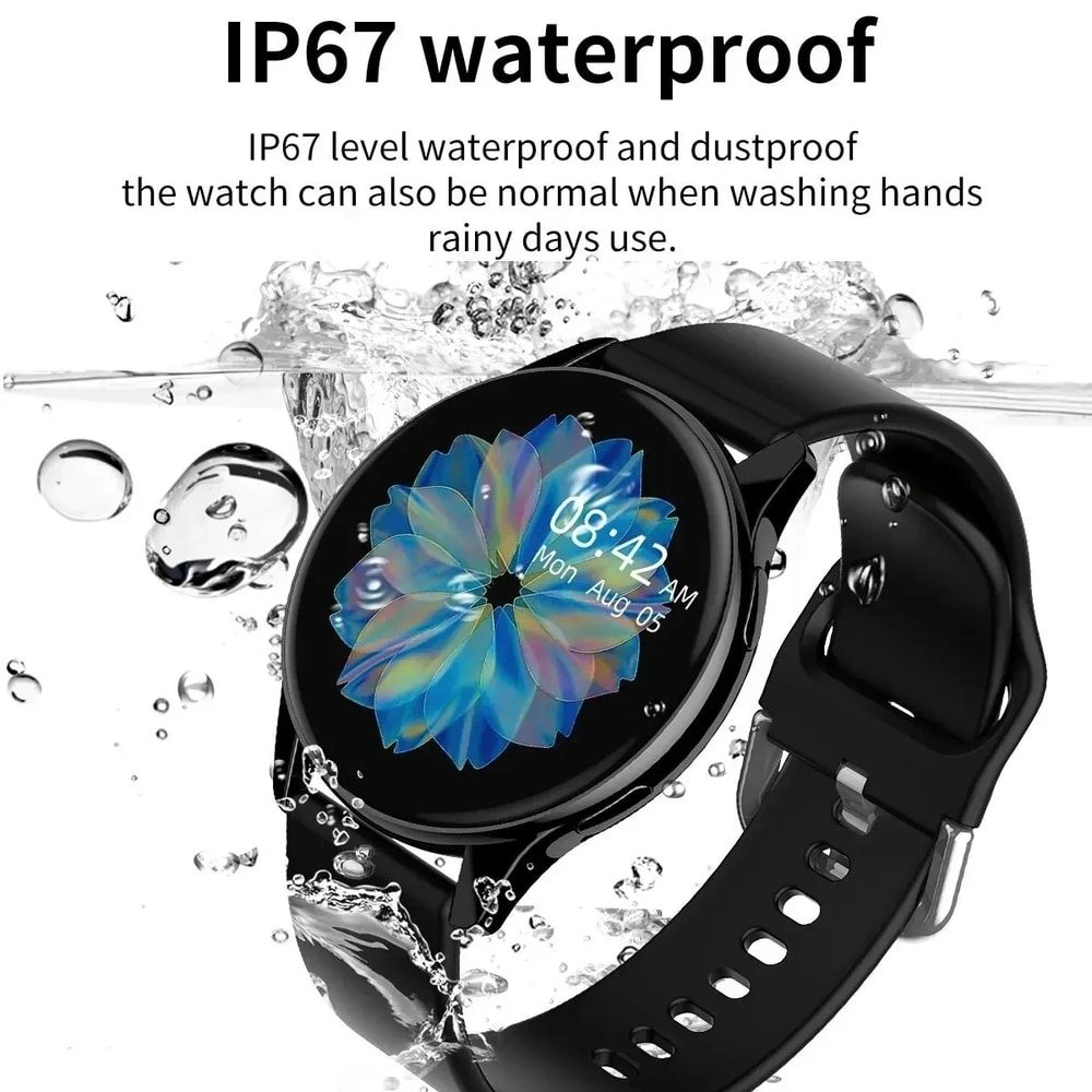 Smart Watch With Wireless Charging Bluetooth Calls Custom Watch Face Fitness Bracelet For Men Women 1