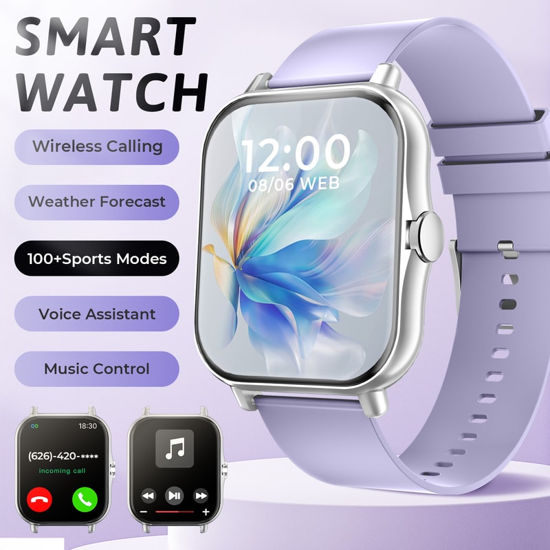 Waterproof Smartwatch BT Call HD Screen Sports Fashion Bracelet Health Sleep Monitoring For Kids Wo 13