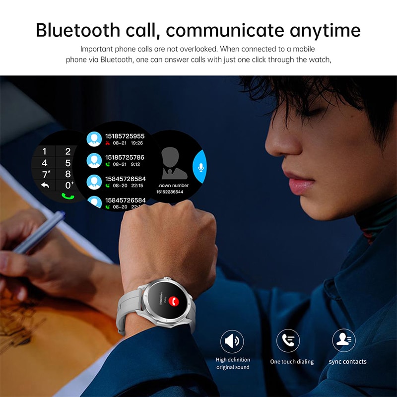 New Ultra GPS Smart Watch Men Outdoor Sports AMOLED Display NFC Heart Rate IP68 Waterproof Bluetoot 6