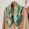 New Pure Cotton Women Scarf Square Foulard Lady's Neck Hair Scarves Design Printed Head Kerchief Fashion Girl Scarf