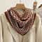 New Pure Cotton Women Scarf Square Foulard Lady's Neck Hair Scarves Design Printed Head Kerchief Fashion Girl Scarf
