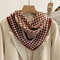 New Pure Cotton Women Scarf Square Foulard Lady's Neck Hair Scarves Design Printed Head Kerchief Fashion Girl Scarf