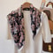 New Pure Cotton Women Scarf Square Foulard Lady's Neck Hair Scarves Design Printed Head Kerchief Fashion Girl Scarf