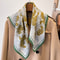 New Pure Cotton Women Scarf Square Foulard Lady's Neck Hair Scarves Design Printed Head Kerchief Fashion Girl Scarf
