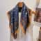 New Pure Cotton Women Scarf Square Foulard Lady's Neck Hair Scarves Design Printed Head Kerchief Fashion Girl Scarf