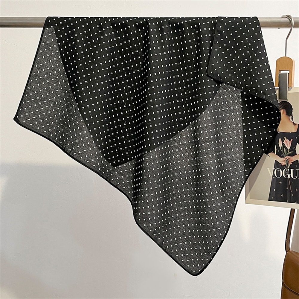 New Pure Cotton Women Scarf Square Foulard Lady's Neck Hair Scarves Design Printed Head Kerchief Fashion Girl Scarf