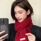 Solid Color Winter Thermal Knitted Scarf Unisex Neck Shawl Wrap Windproof Warm Motorcycle Scarfs Fo 2