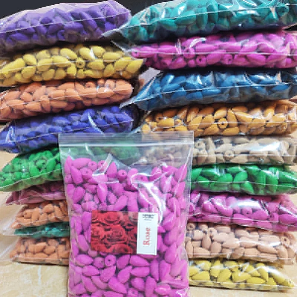 Natural Smoke Incense Cones Sandalwood Lavender Fragrant Aromatherapy For Home 0