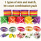 Spiral Shape Mixed Fragrance Incense Sticks Lemon Rose Jasmine Lavender Orange Mild Fragrance