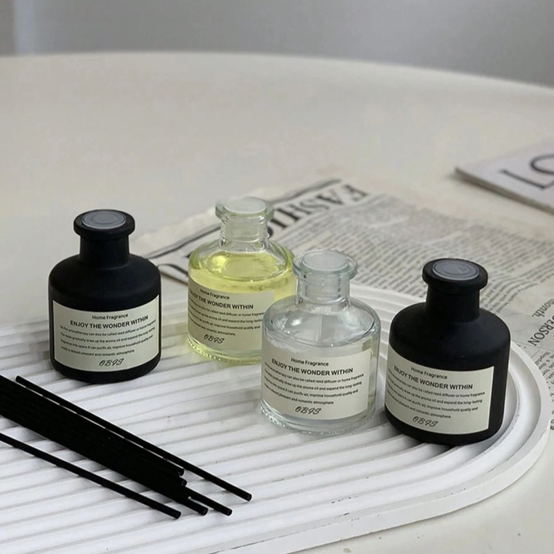 Freesia Jasmine Flameless Home Fragrance Oil, Reed Diffuser Stick Room Air Freshener Deco