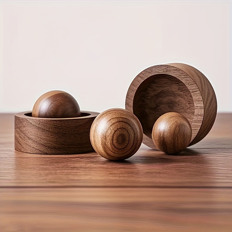 Natural Car Wooden Essential Oil Diffusers Spherical Design Room Fragrance Bedroom Decor Diffuser for Car Home