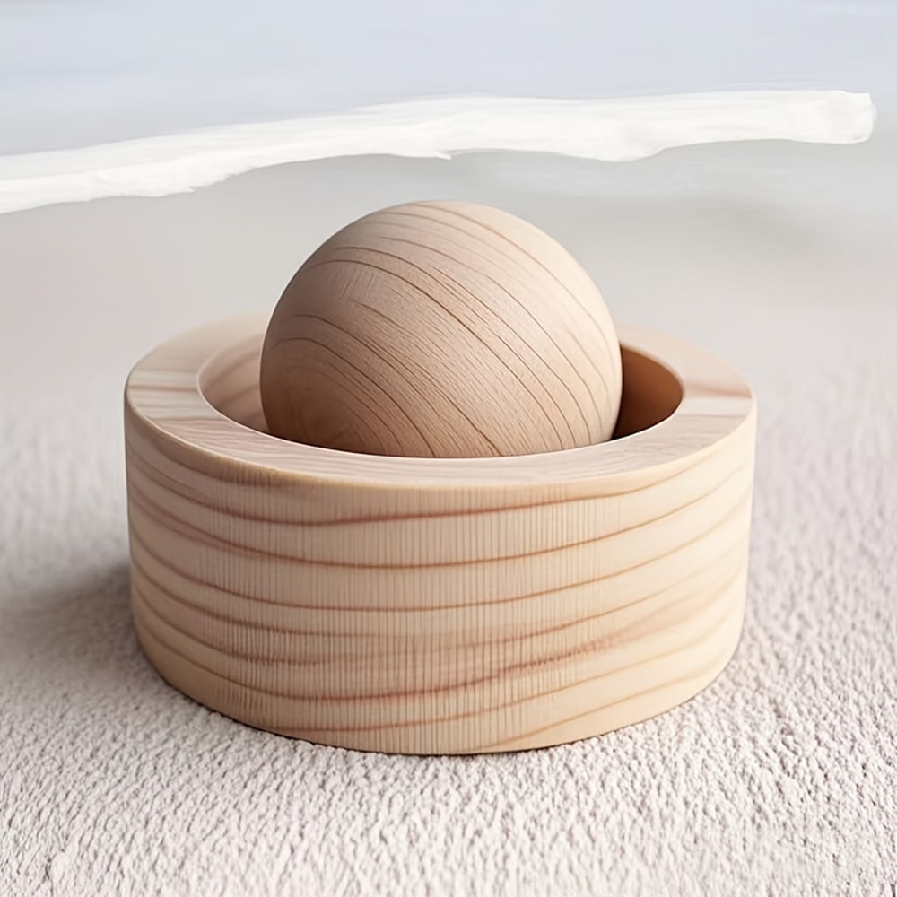 Natural Car Wooden Essential Oil Diffusers Spherical Design Room Fragrance Bedroom Decor Diffuser for Car Home