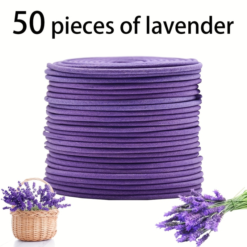 Lavender Scented Spiral Candles Fresh Elegant Fragrance LongLasting Burning Time For Yoga Meditatio 4