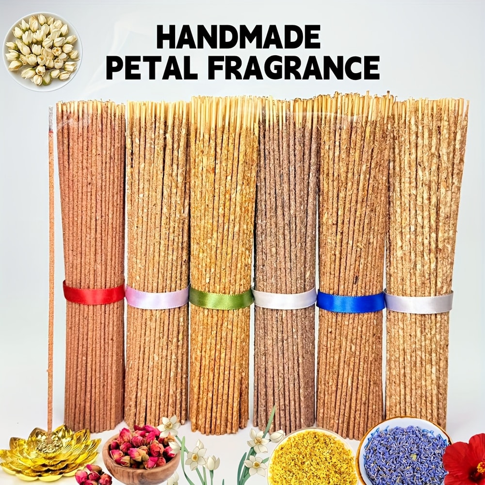 Natural Petal Fragrance Handmade for Yoga Meditation Long-Lasting Home Air Purification