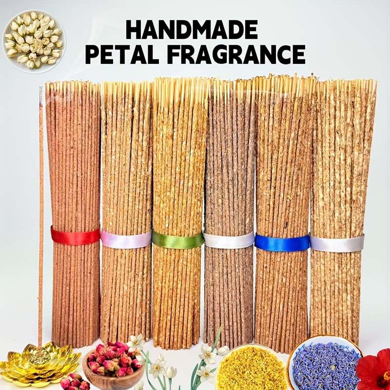 Natural Petal Fragrance Handmade for Yoga Meditation Long-Lasting Home Air Purification