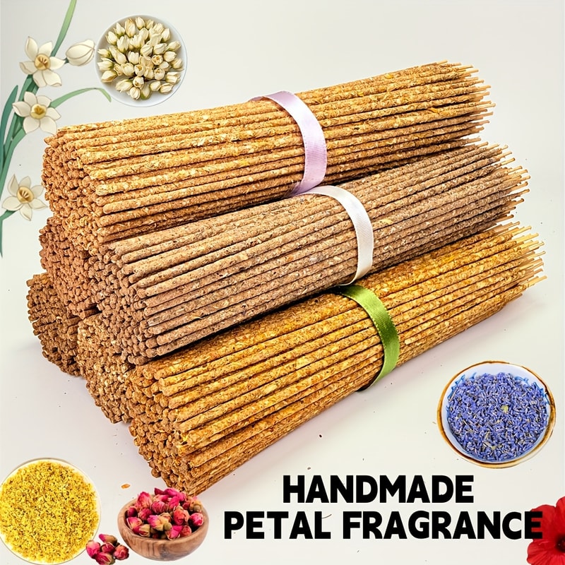 Natural Petal Fragrance Handmade for Yoga Meditation Long-Lasting Home Air Purification