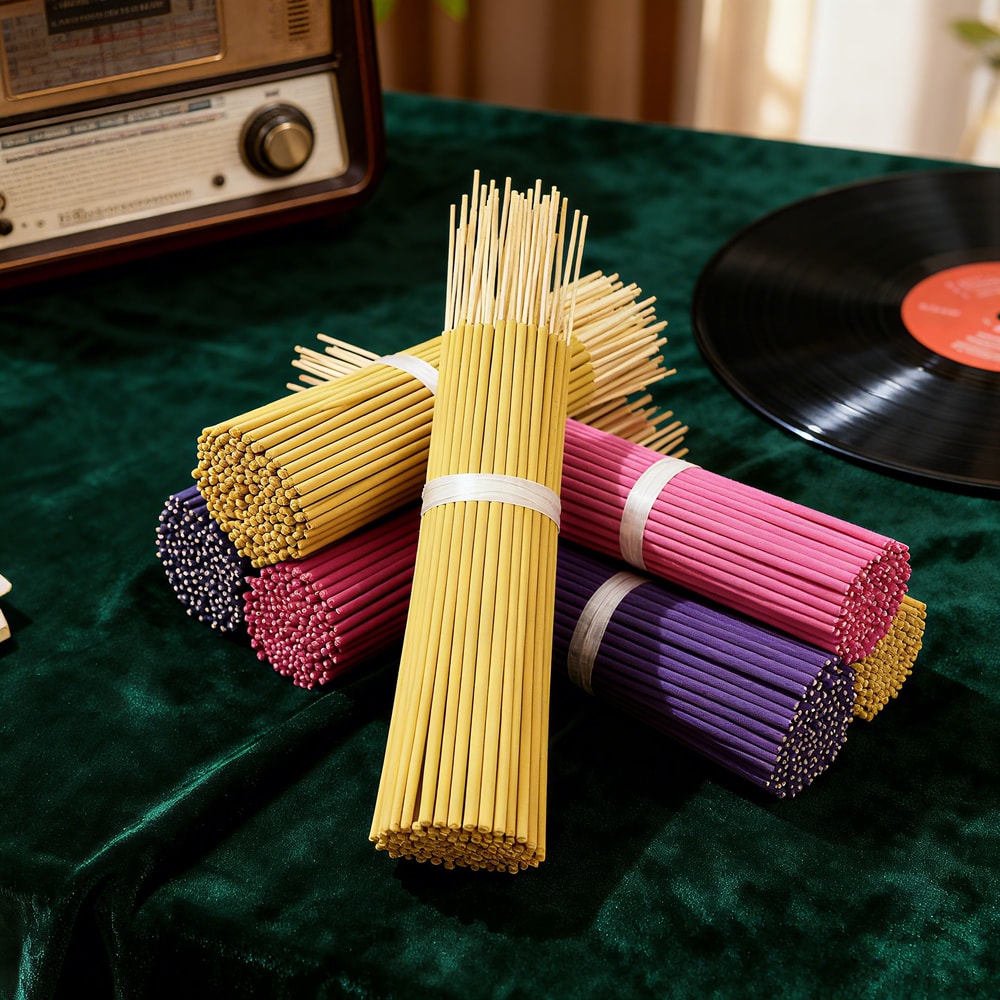 Incense Sticks Lavender Jasmine Rose Sandalwood White Sage Dragons Blood Scents for Home Yoga Meditation Music Reading