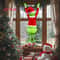 Christmas Green Haired Man Hanging Decoration Merry Xmas Gift Fun Holiday Decor for Indoor Outdoor Hanging Gift