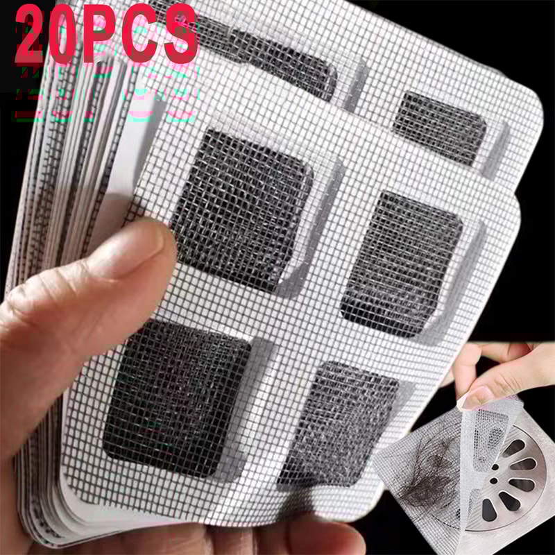 Disposable Hair Catcher For Shower Drain Covers Mesh Floor Sink Strainer Filter Bathroom Hair Filte 5