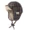 Plaid Unisex Ski Caps Thickened Warm Pilot Hat Windproof Bomber Hat