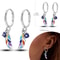 Hypoallergenic Sterling Silver Hoops Earrings with Zirconia, High Quality Jewelry for Women and Girls, Fashion Hoop