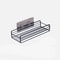 Metal Bathroom Organizer Rack Adhesive Wall Mount Shelf Space-Saving Kitchen Bath Storage System