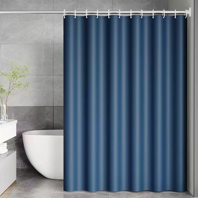 Waterproof PEVA Bath Curtain Opaque Shower Liner With Metal Grommets Silky Feel 9