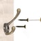 Wall Mounted Coat Hooks Heavy Duty Dual Coat Rack Vintage Bronze Clothes Hanger With Screw For Bath 2