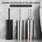 Black Toilet Brush Wall Mounted Stainless Steel Bathroom Toilet Brush Holder WC Cleaner Accessories 2