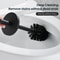 Black Toilet Brush Wall Mounted Stainless Steel Bathroom Toilet Brush Holder WC Cleaner Accessories 5