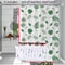 Light Opaque Simple Wind Green Leaves Shower Curtain Quick Dry Scrubable Bath Shielding Partition 2