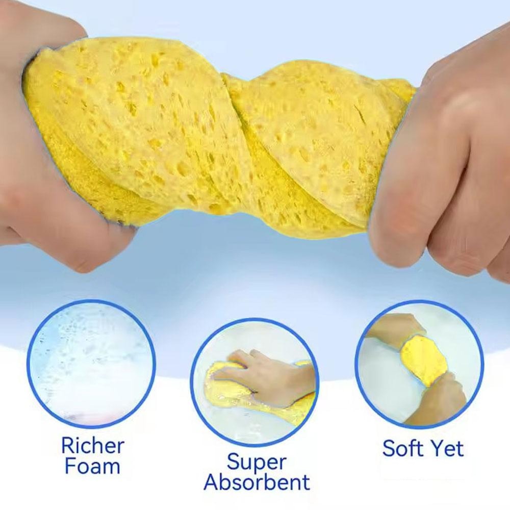 Soft Honeycomb Bath Sponge Deep Cleaning Skin Scrubber Magic Shower Brush Exfoliating Skincare Tool 1