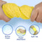 Soft Honeycomb Bath Sponge Deep Cleaning Skin Scrubber Magic Shower Brush Exfoliating Skincare Tool 1