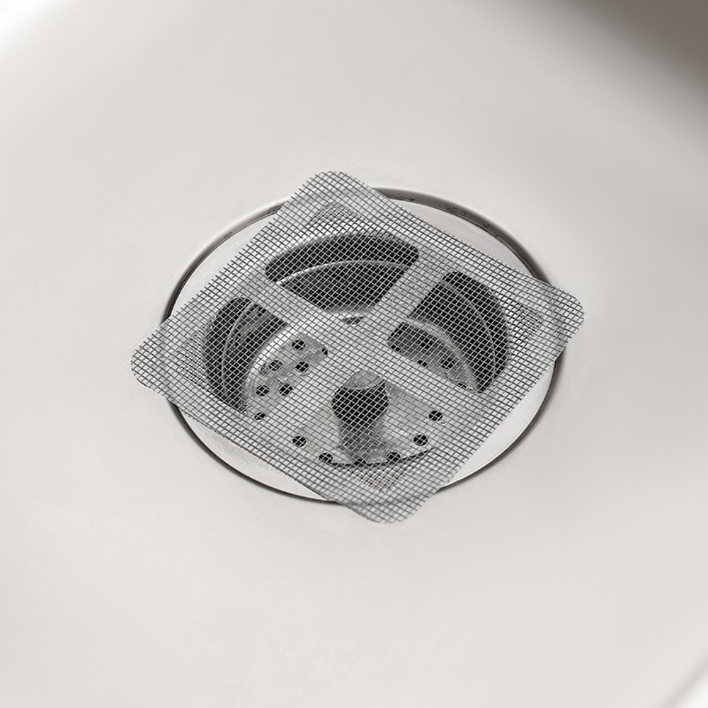 Shower Drain Covers Disposable Hair Catchers Floor Sink Mesh Strainer Bathroom Filter Stickers 4