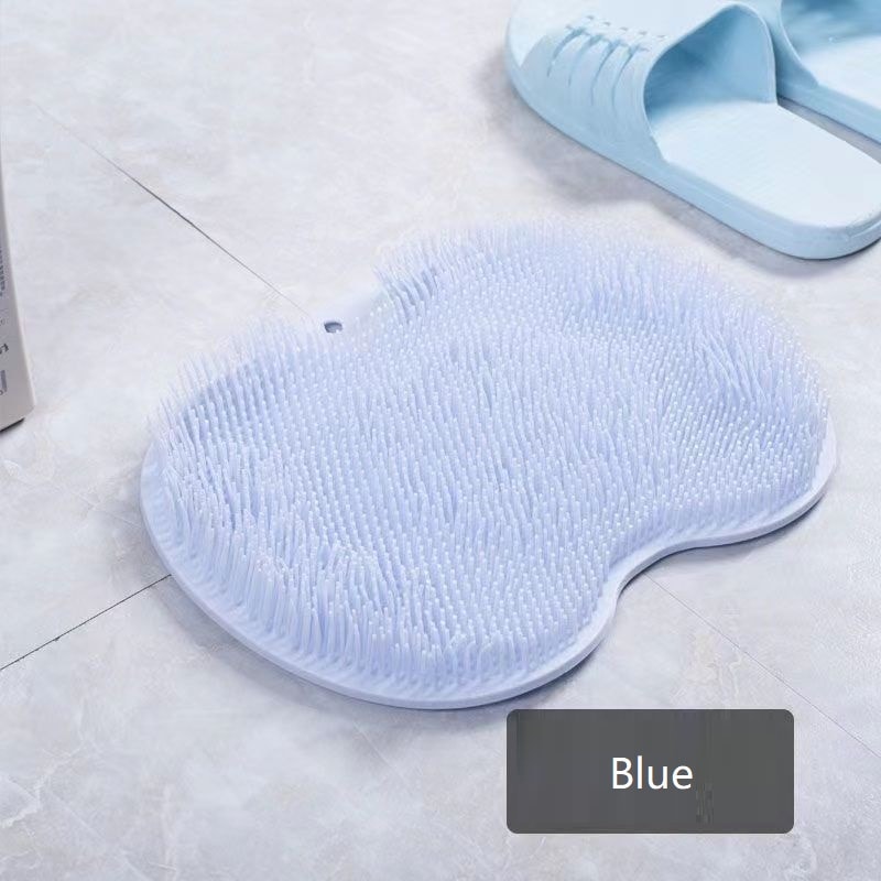 Full Body Massage Exfoliating Shower With Friction Back Brush Non Slip Bathroom Mat Frosted Back Sh 8