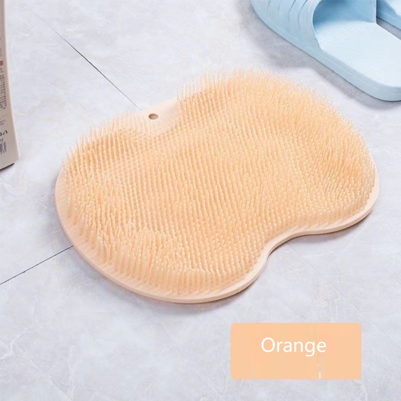 Full Body Massage Exfoliating Shower With Friction Back Brush Non Slip Bathroom Mat Frosted Back Sh 6
