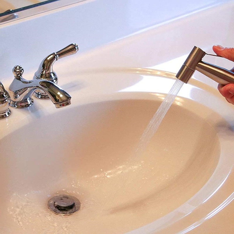Stainless Steel Handheld Bidet Toilet Sprayer Kit Shattaf Jet For Personal Hygiene 4