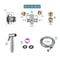 Stainless Steel Handheld Bidet Toilet Sprayer Kit Shattaf Jet For Personal Hygiene 6