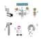 Stainless Steel Handheld Bidet Toilet Sprayer Kit Shattaf Jet For Personal Hygiene 7