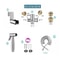 Stainless Steel Handheld Bidet Toilet Sprayer Kit Shattaf Jet For Personal Hygiene 7