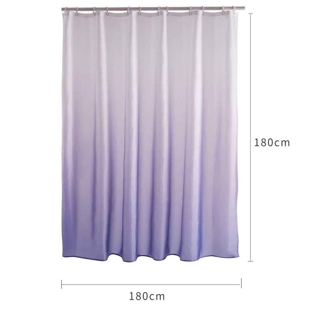 Waterproof Bathroom Curtain Gradual Change Digital Printing Polyester Thickened Shower Cover 4