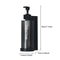 Wall Mount Shower And Lotion Dispenser Waterproof Shampoo Gel Container With Clear Window For Home 4
