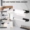 Adhesive Kitchen Paper Towel Holder Tissue Hanger Toilet Roll Dispenser Bathroom Storage Napkin Rac 2