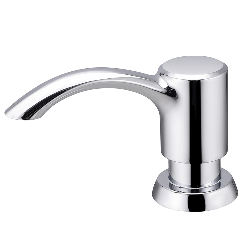 Kitchen Sink Soap Dispenser Built In Pumps Samodra Nickel Counter Liquid Soap Bottle 6