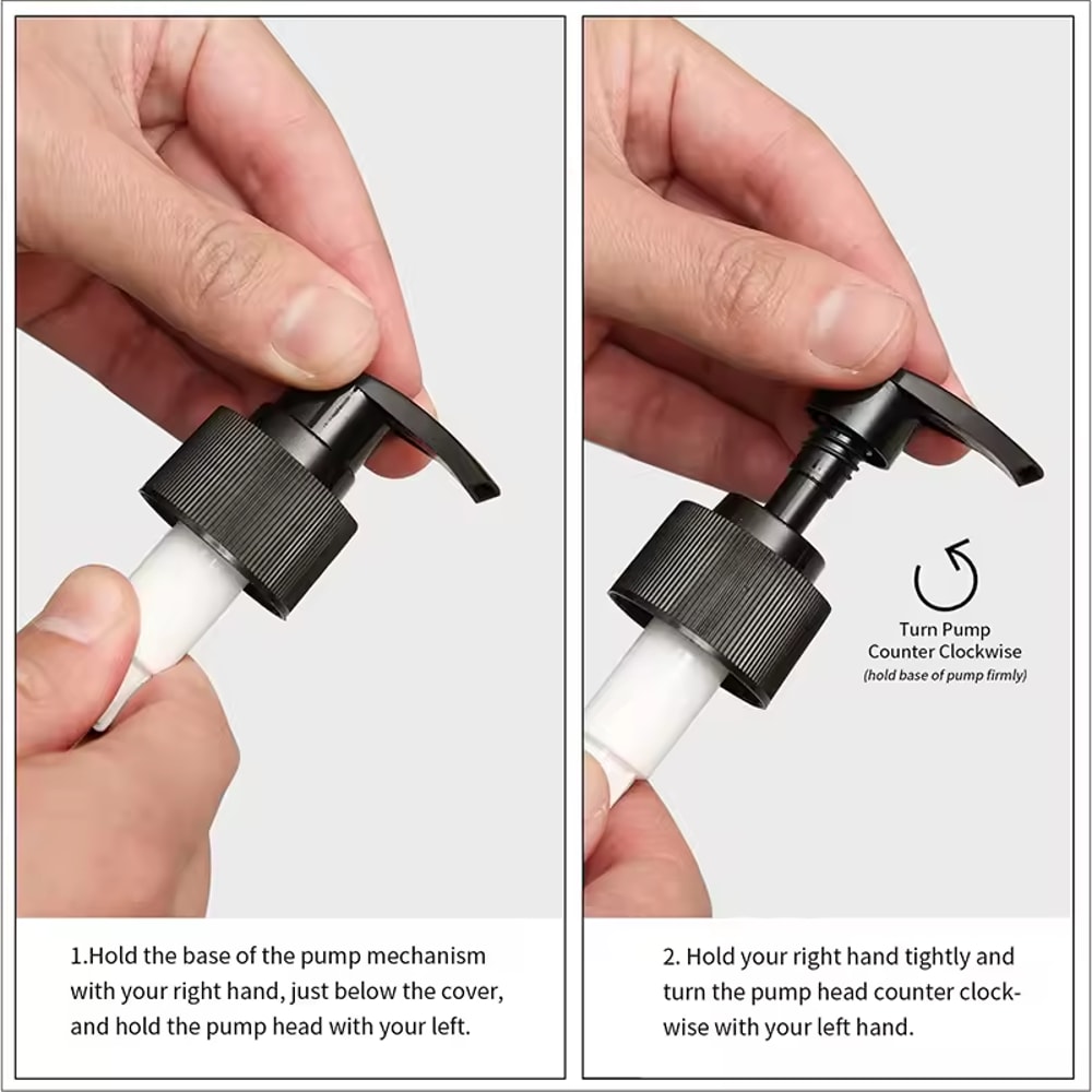 Refillable Shampoo Conditioner Body Lotion Container Matte Black Liquid Soap Dispenser For Hotel Su 4