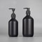Refillable Shampoo Conditioner Body Lotion Container Matte Black Liquid Soap Dispenser For Hotel Su 3