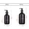 Refillable Shampoo Conditioner Body Lotion Container Matte Black Liquid Soap Dispenser For Hotel Su 7