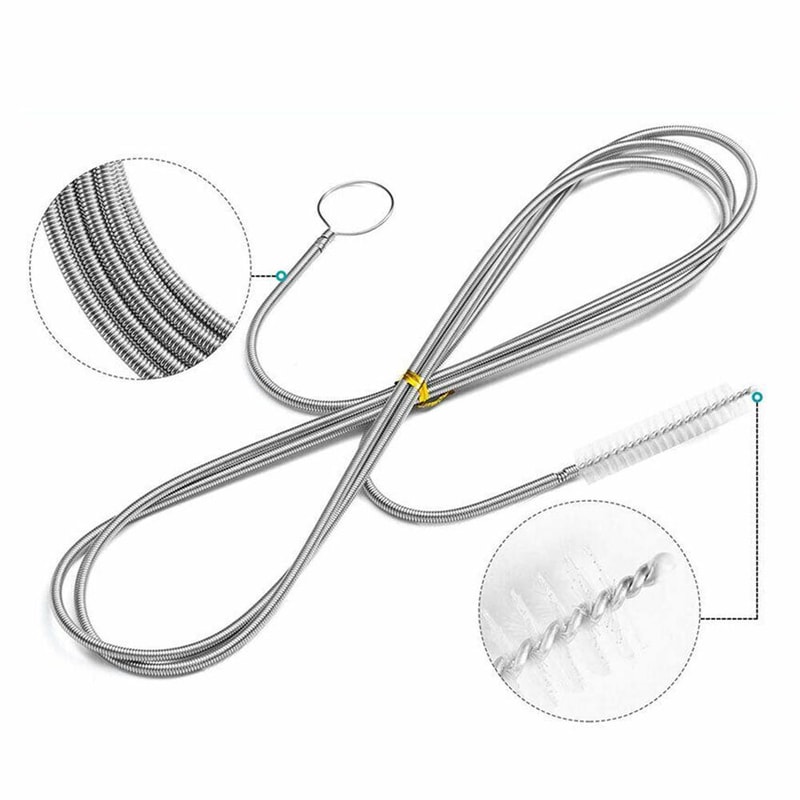 Car Drain Dredge Scrub Brush Auto Sunroof Long Hoses Cleaning Tool 0